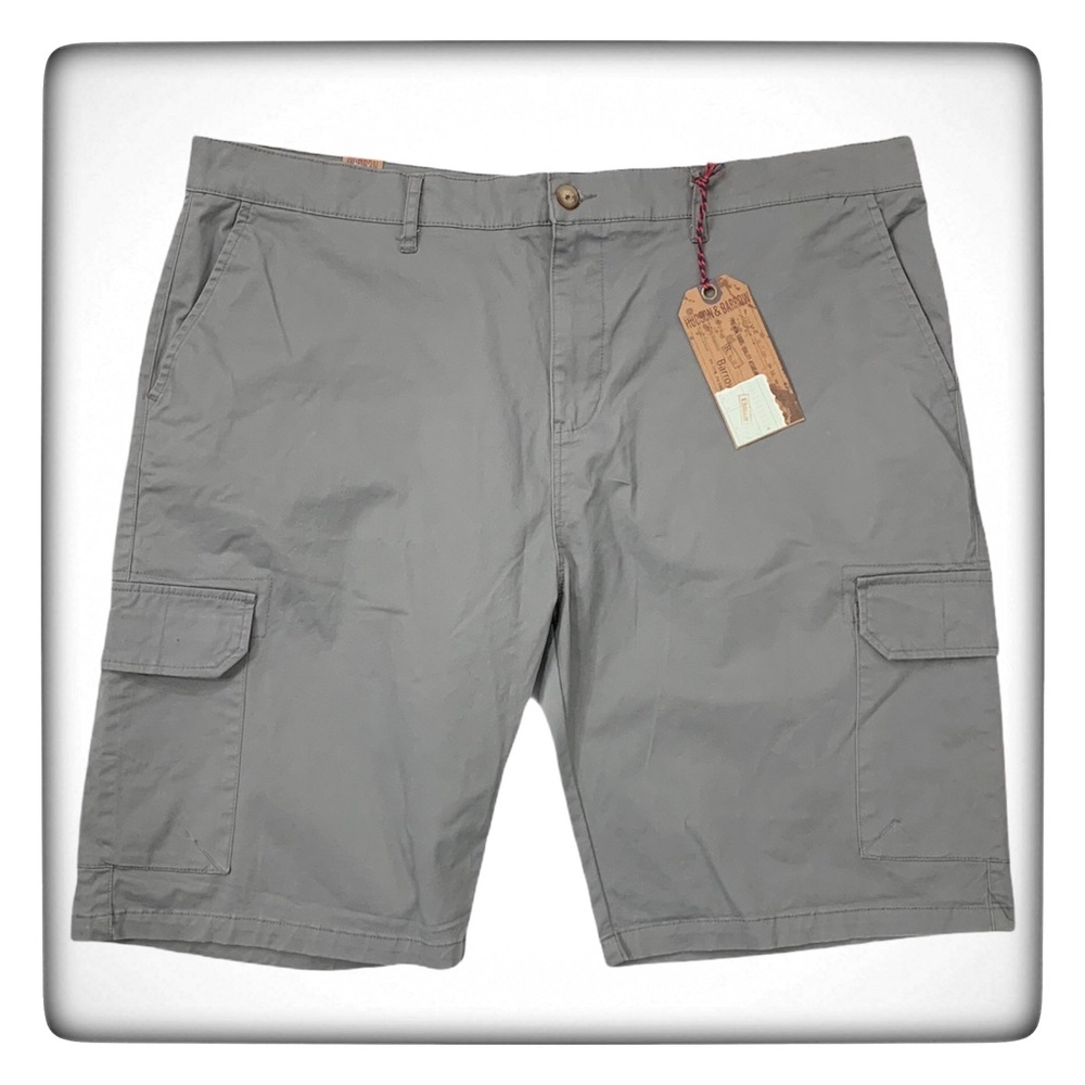 Hudson & Barrow Cargo Gray Shorts Size 44 NWT Vacation Travel Spring Summer